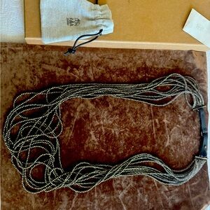 Beaded necklace from BRUNELLO CUCINELLI. Excellent condition, like new.